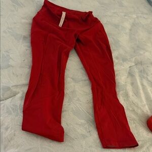 Lululemon Athletica Bold Red Leggings